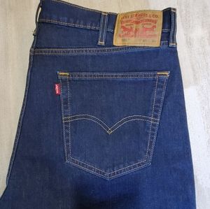 Levi's 505 dark blue zip front jeans 40x30